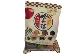 Assortiment de mochi (cacahuète, matcha/haricot rouge et sésame) - 250g