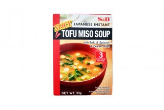 Soupe miso instantanée aux tofu goût épicé - 3 x 10 g