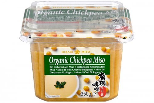 Miso bio non pasteurisé de pois chiches (sans soja) - 350g Miso bio non pasteurisé de pois chiches (sans soja) - 350g