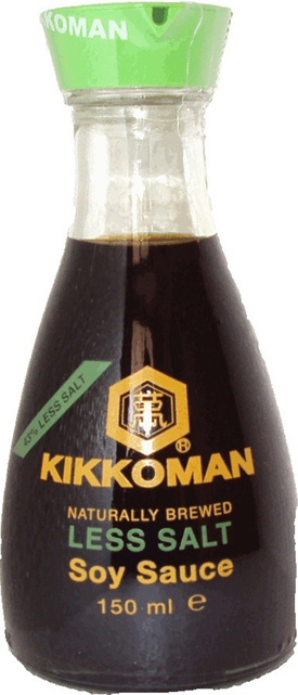 Sauce soja KIKKOMAN 150 ml  43% de sel en moins