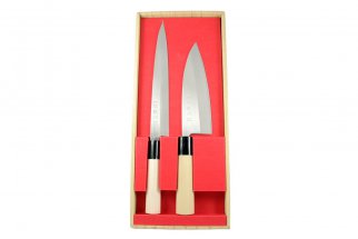 Coffret couteaux japonais - Sashimi et Deba