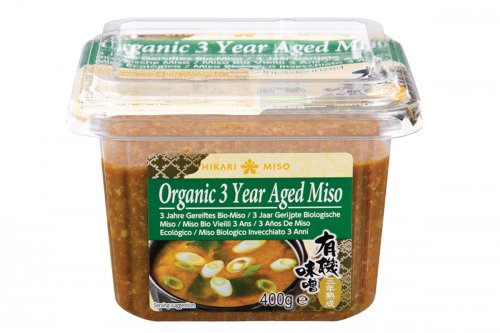 Miso bio fermenté 3 ans sans gluten 400g non pasteurisé Miso bio fermenté 3 ans sans gluten 400g non pasteurisé