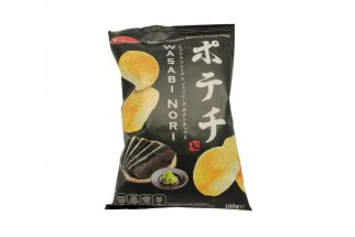 Chips Japonaises goût Wasabi & Nori -100g